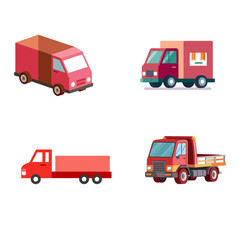 set of transport icons