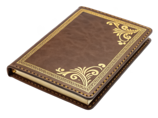 Personal diary png journal png notebook png writing book png leather diary png daily planner png transparent background image