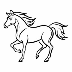 Fototapeta premium running horse