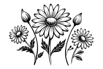 Abstract floral vector illustration with spring blossom pattern