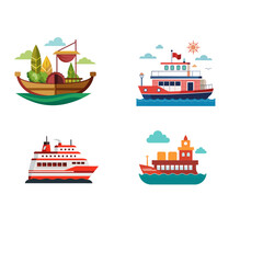 set of ships icons