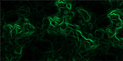 Abstract digital background with faint, glowing green electric lines and fluid. Nebula-inspired void, with glowing filaments and deep. Vivid liquid aquarelle paint paper texture canvas element 