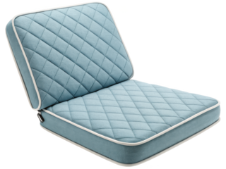 Seat cushion png chair cushion png comfortable seat png furniture cushion png padded cushion png isolated on white background image