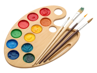 studio artist palette png paint palette png color mixing palette png art tool png painting board png transparent background image