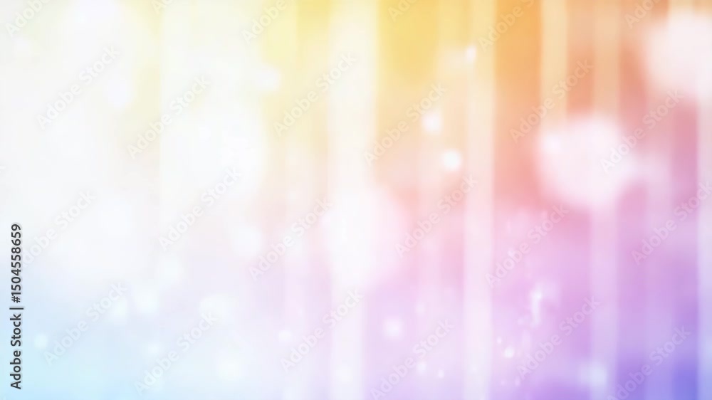 Aufkleber Abstract scientific medical video with floating molecules, transparent petri dishes, and digital data streams, soft blurred light effects creating a futuristic lab atmosphere.