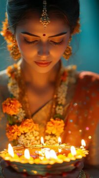 Celebration of navaratri: durga devotion, festival night, autumn ritual, goddess honor, divine worship, hindu tradition, seasonal custom, chaitra observance, sacred energy, spiritual offering
