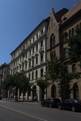 building in old town street in budapest
