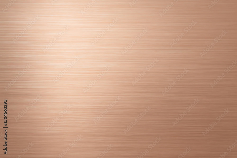 Aufkleber a close-up view of a smooth, copper-colored metallic surface, showcasing a subtle texture and reflec