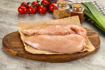 Fresh raw Chicken breast fillet
