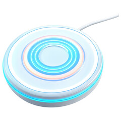 Wireless Charging Pad, Futuristic Charger, Smart Device Platform, Digital Energy Mat, Modern Tech Accessory