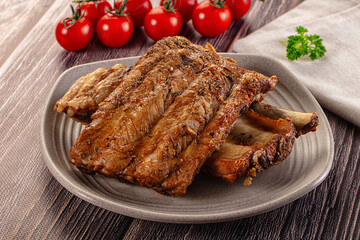 Steamed pork ribs with spices