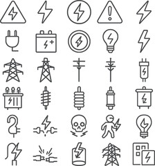 This combines the concepts of icons, business, web use, and black vector style in an easy-to-understand way, without using a colon