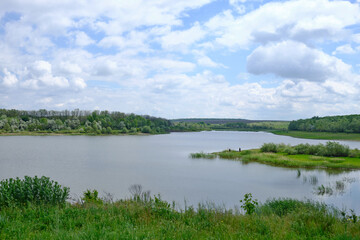 cloudy sky over beautiful landscape