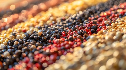 Colorful Peppercorn Blend Macro Photography