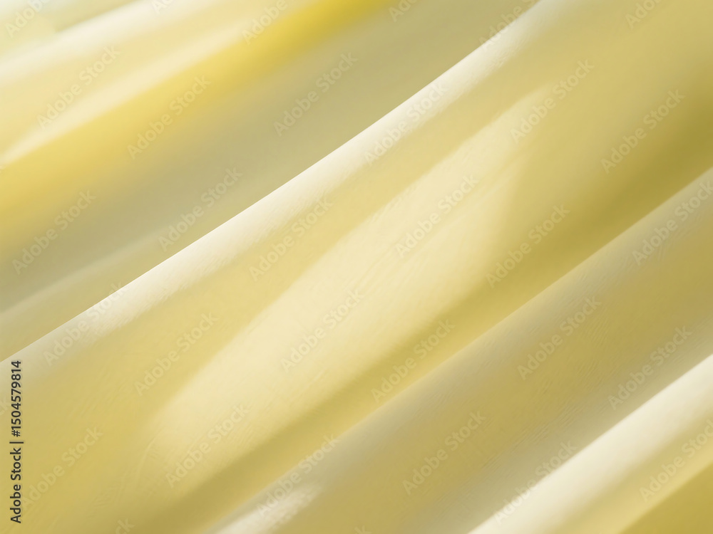 Poster soft yellow fabric with subtle texture and gentle folds for elegant backgrounds