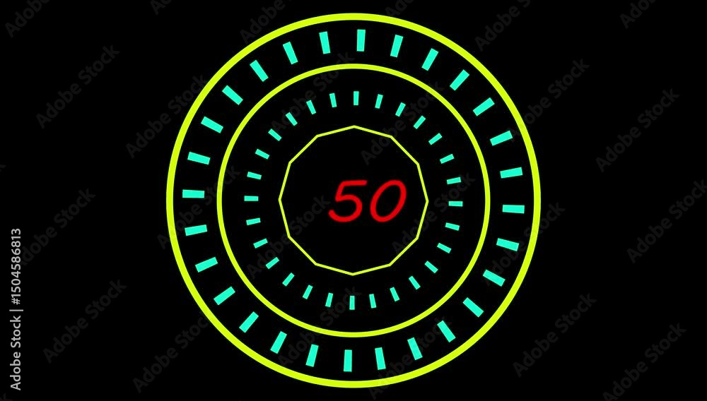 Poster abstract circle and line hud technological futuristic elements.