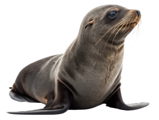 Fur seal png marine animal png sea seal png wild seal png aquatic mammal png transparent background image
