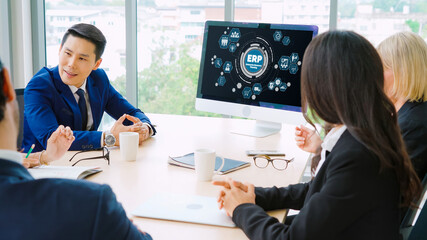 ERP enterprise resource planning software for modish business to plan the marketing strategy