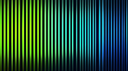 Fototapeta premium Bright neon green and blue vertical pattern, ideal for energetic abstract designs, colorful wallpapers, and digital visual identity.