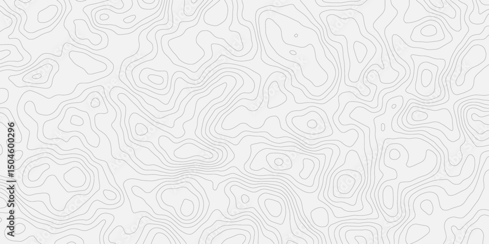 Poster white topographic contour line pattern. abstract and modern design element, ideal for backgrounds, t