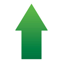 Growing business green arrow going up. Profit arow Vector illustration. Business concept, growing chart. Concept of sales symbol icon with arrow moving up. Economic green Arrow With Growing Trend.