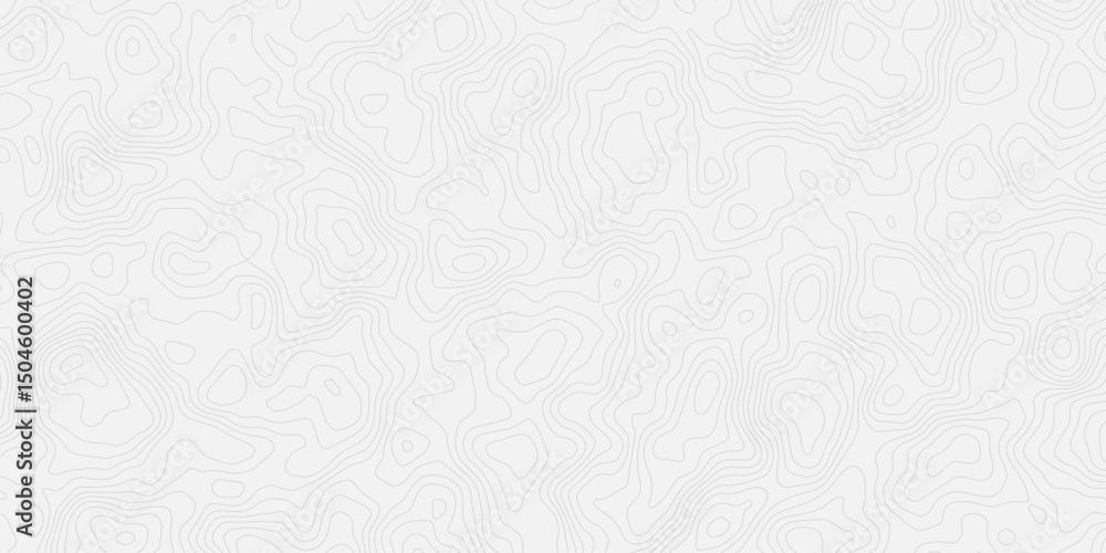 Poster white topographic contour line pattern. abstract and modern design element, ideal for backgrounds, t