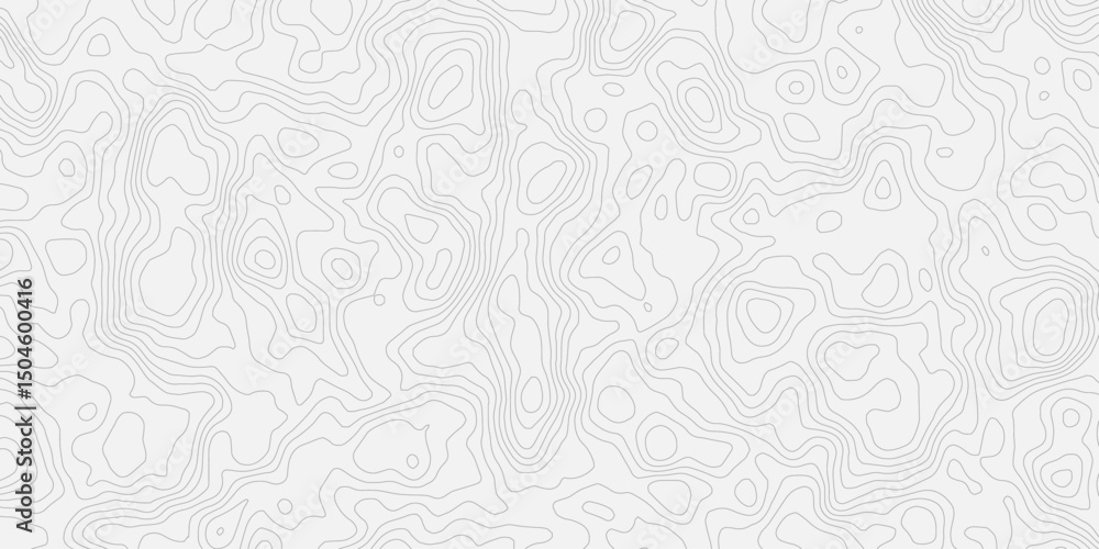 Poster white topographic contour line pattern. abstract and modern design element, ideal for backgrounds, t