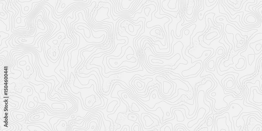 Poster white topographic contour line pattern. abstract and modern design element, ideal for backgrounds, t