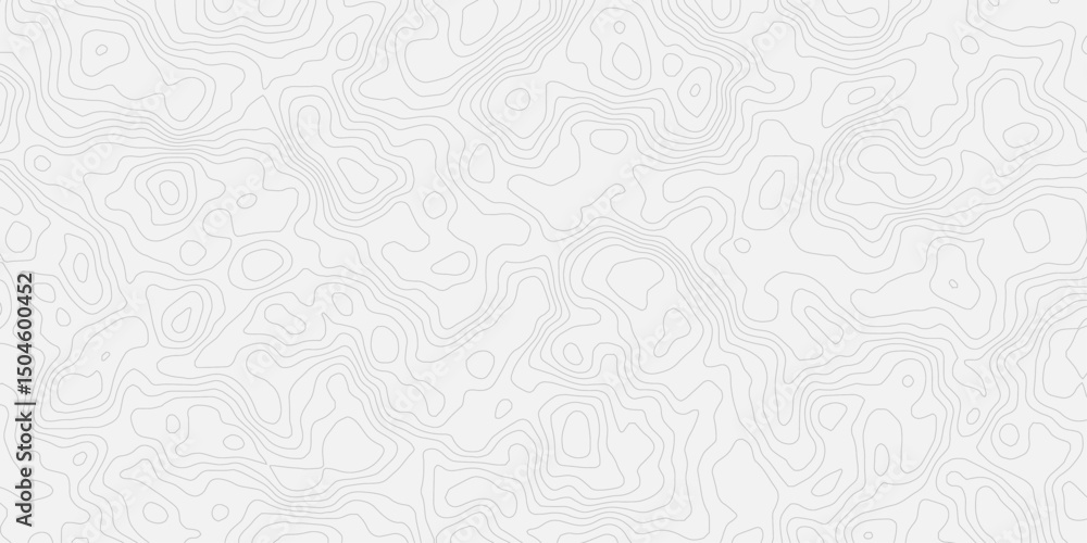 Poster white topographic contour line pattern. abstract and modern design element, ideal for backgrounds, t