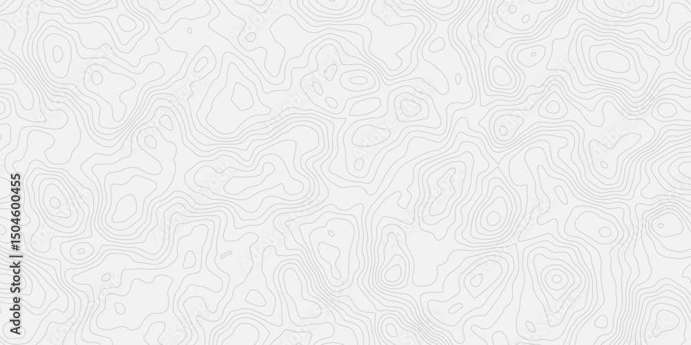 Poster white topographic contour line pattern. abstract and modern design element, ideal for backgrounds, t