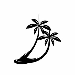 vector illustration of a palm tree