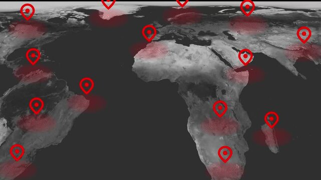 Gyps map navigator system animation. Route destination Location tracks dashboard. searching direction, track. Pin location detection. mapping technology and locate position high tech motion .