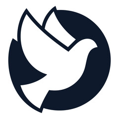 "Peaceful Dove Icon"