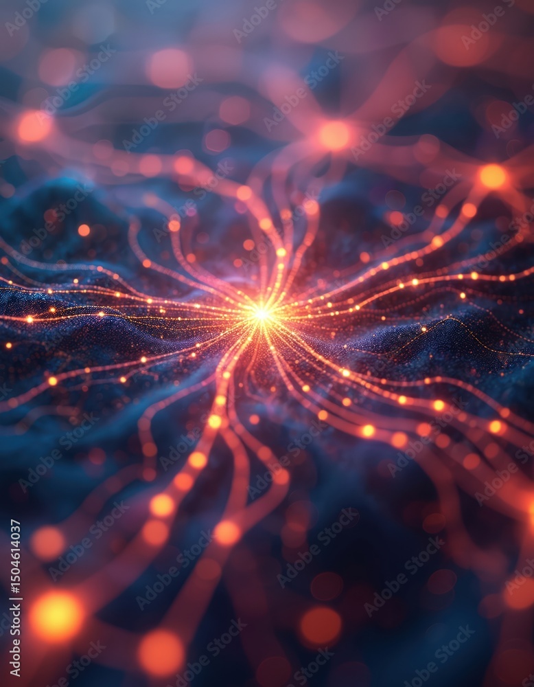Aufkleber digital tapestry, embodying connectivity, innovation. visually encapsulates transformative blockchai