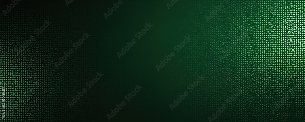 Poster abstract green background with halftone texture. digital dots pattern, modern design. futuristic bac