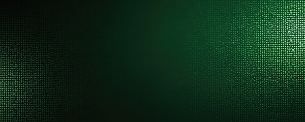 Abstract green background with halftone texture. Digital dots pattern, modern design. Futuristic backdrop, great for tech presentations, web design, creative project requiring visual appeal. Dark