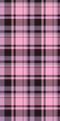 Love textile check texture, industrial background vector plaid. Oilcloth seamless fabric pattern tartan in pink and black colors.