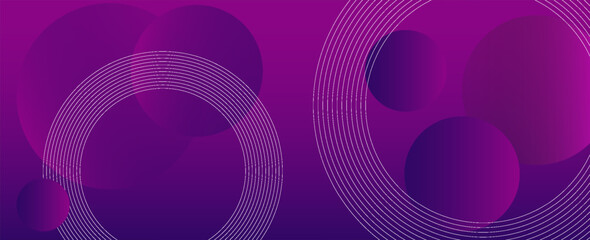 Minimal geometric background. Purple elements with fluid gradient. Dynamic shapes composition. vectors