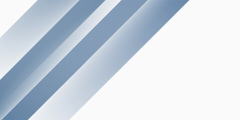 White and blue modern abstract wide banner with geometric shapes. Dark blue and white abstract background. Vector illustration