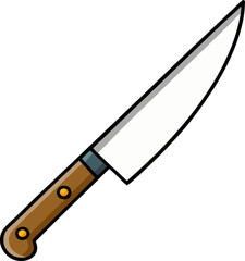 knife isolated on white background