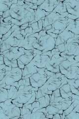Organic Vein-Like Marble Texture on Blue Background