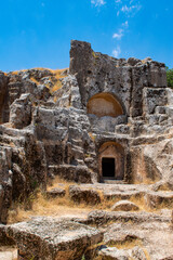 Adiyaman, Turkey: view of Pirin Ruins (Perre antik kenti), a small town and necropolis of Commagene Kingdom later an important local center of the Roman Empire