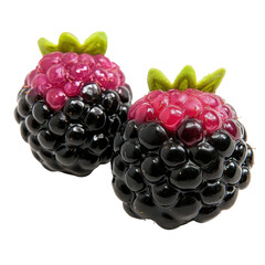 Fresh blackberrie and raspberrie, seamless repeating pattern of raspberries and blackberries with a...