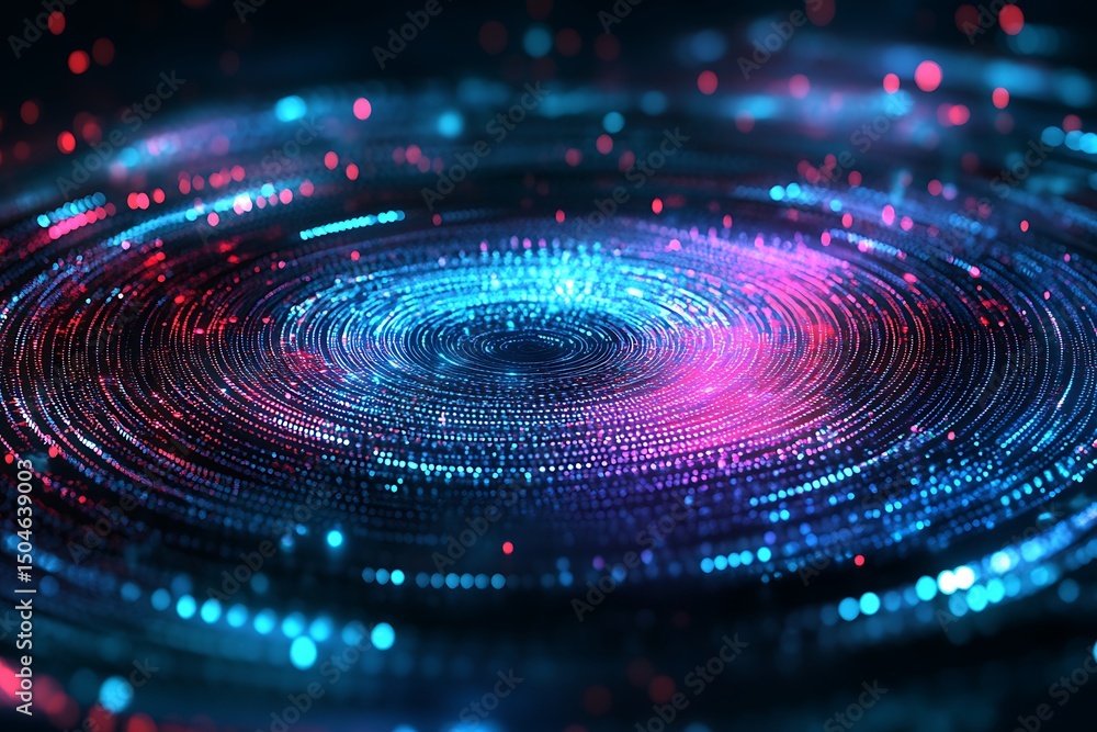 Wall mural abstract swirling light patterns a mesmerizing visual exploration of vibrant color and dynamic energ
