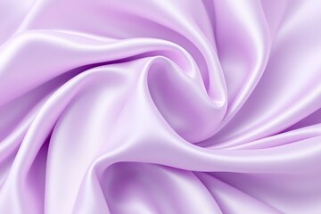 Fototapeta premium Elegant draped lavender silk fabric texture background