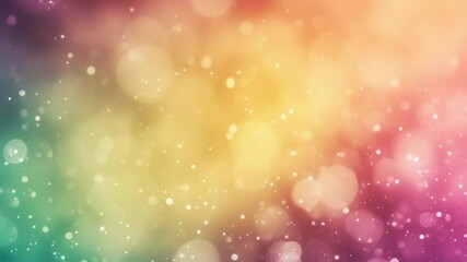 A vibrant, multicolored bokeh background with sparkling particles that create a starburst effect. It's an abstract suitable for digital art or fashion design. - Powered by Adobe