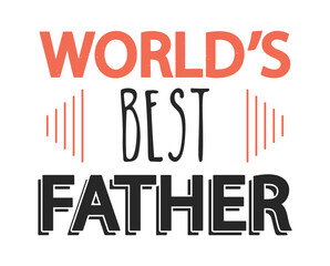 World best father badge template