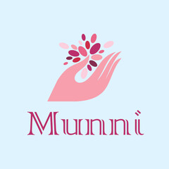 abstract flower logo