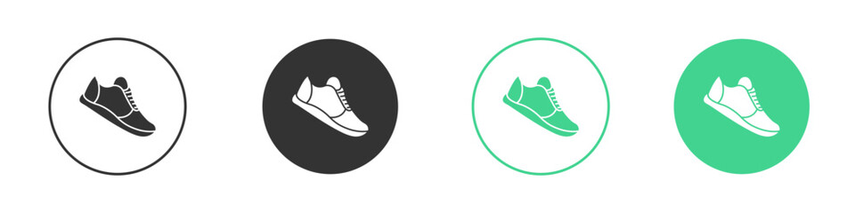 Shoes icon Minimal Flat Line Vector Icon Set.