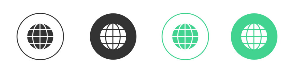 Web icon Minimal Flat Line Vector Icon Set.